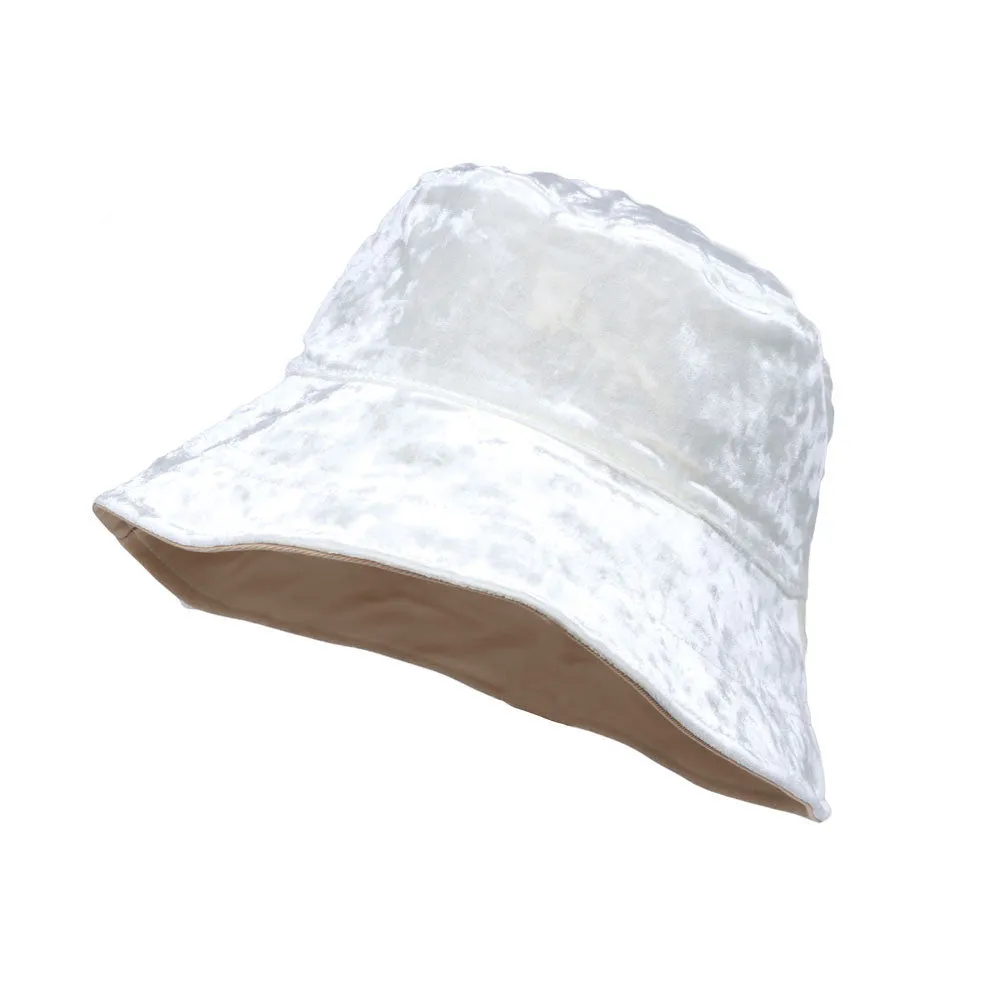 Unisex Double-Side-Wear Reversible Bucket Hat Lightweight Outdoor Fishing Cap MUB1439