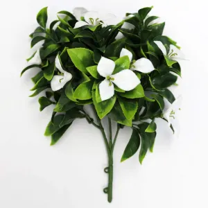 White Flowering Jasmine Artificial Stem 30cm