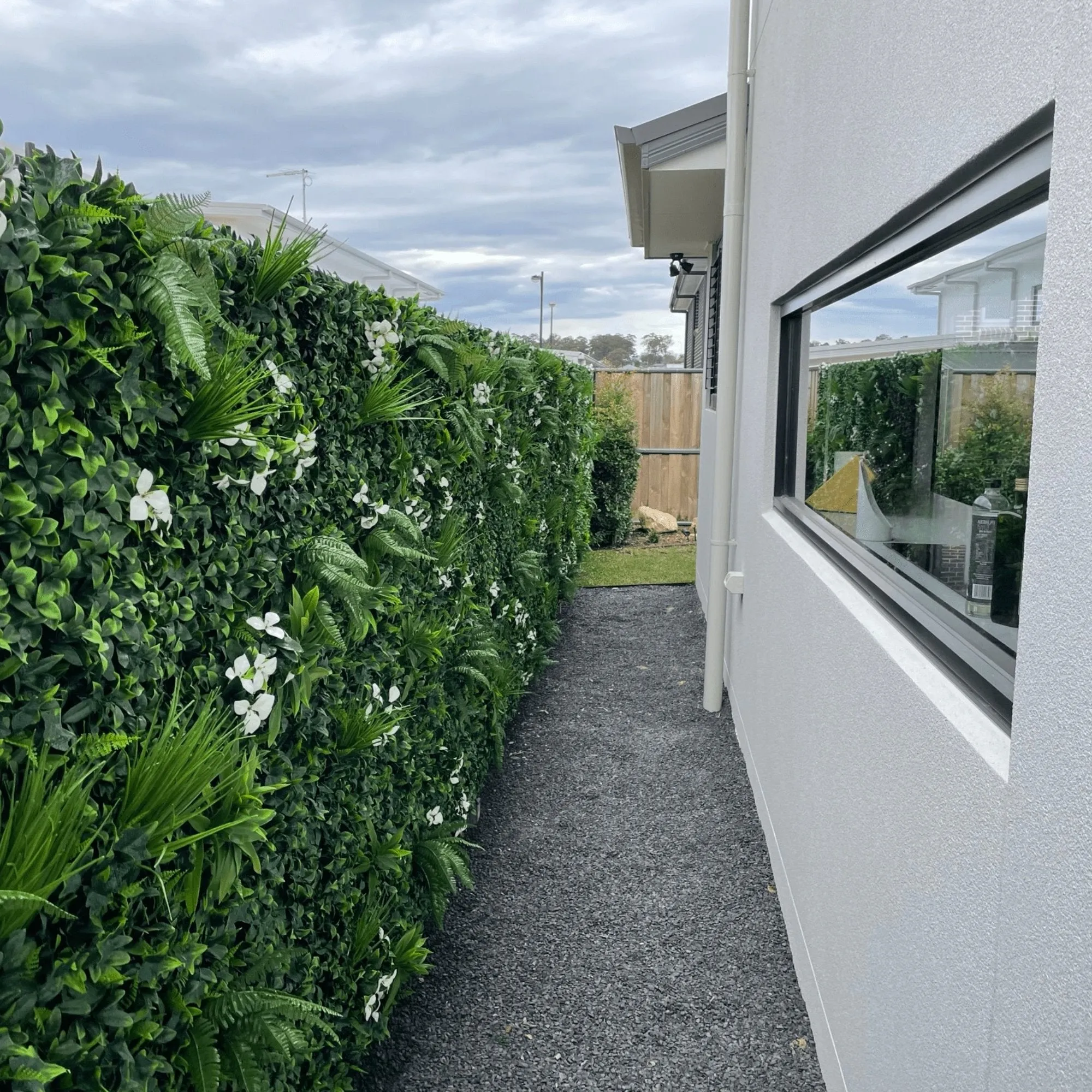 White Flowering Jasmine Artificial Stem 30cm